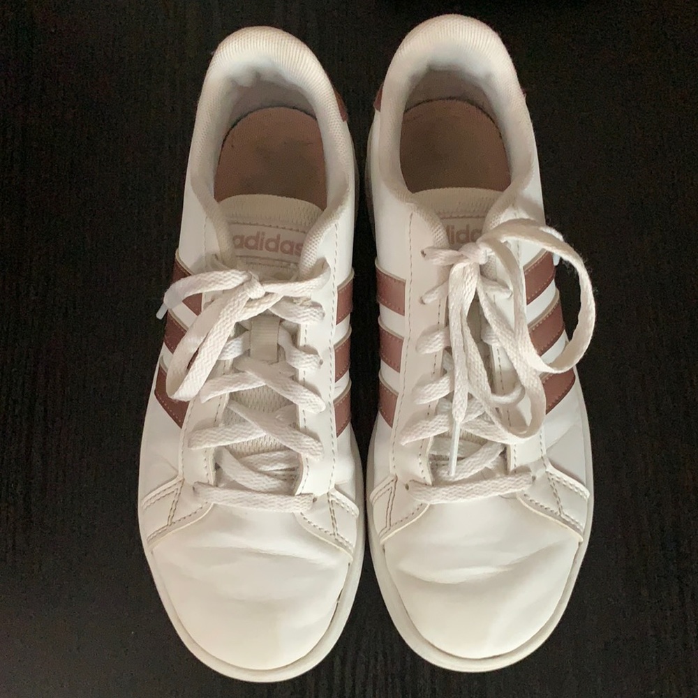 Girls size 3 Adidas shoes